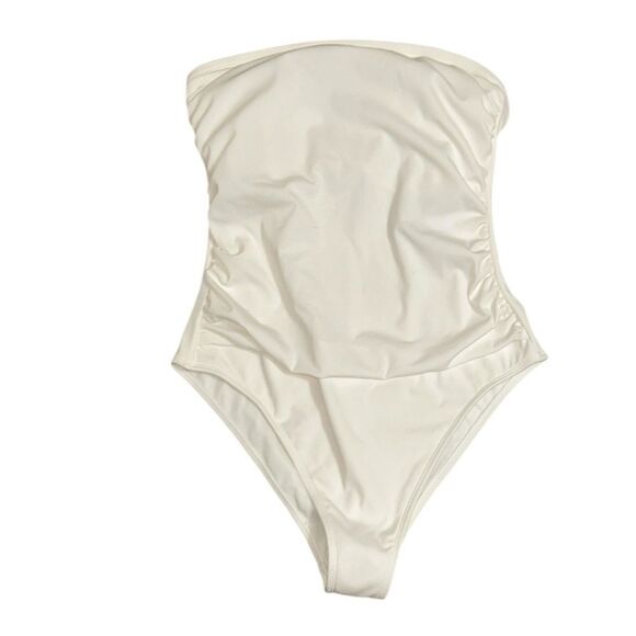 Shade & Shore White Swimwear(Size L 12-14) - Picture 2 of 6